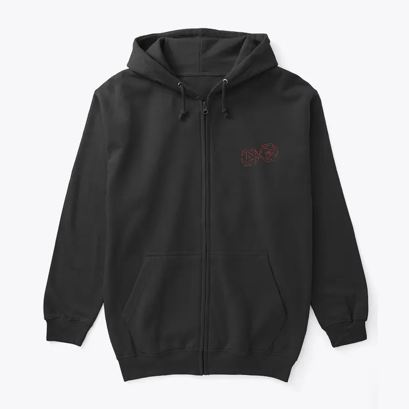 "Roll with Advantage" Zip-up Hoodie